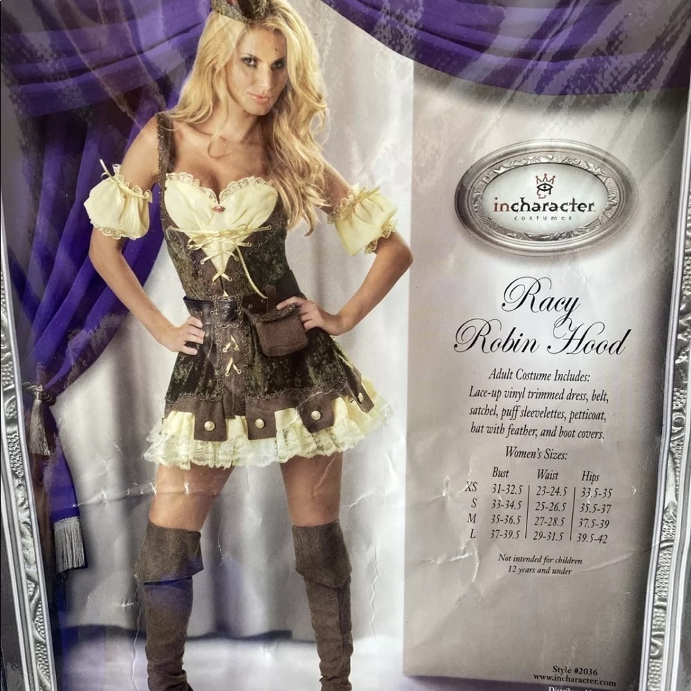 Racy Robinhood Elite Collection Adult Womens XS Costume Style #2036 Inch…